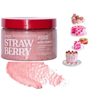 VS PINK Strawberry Body Scrub NEW FULL-SIZE